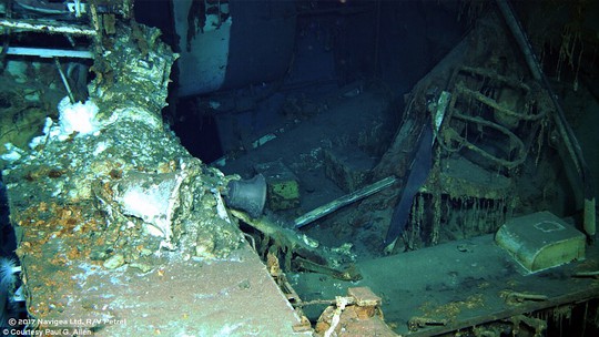 Mỹ tìm thấy mảnh vỡ chiến hạm bị đánh chìm trong Thế chiến II - Ảnh 4.
