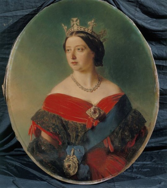  ViÃªn Koh-i-Noor trÃªn hoa cÃ i Ã¡o cá»§a ná»¯ hoÃ ng Victoria. áº¢nh: Bridgeman Images 
