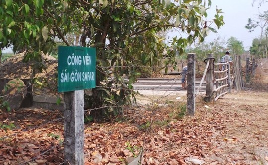 Dự án công viên Sài Gòn Safari vẫn chưa có dấu hiệu triển khai sau nhiều năm nhận đất. Ảnh: V.D