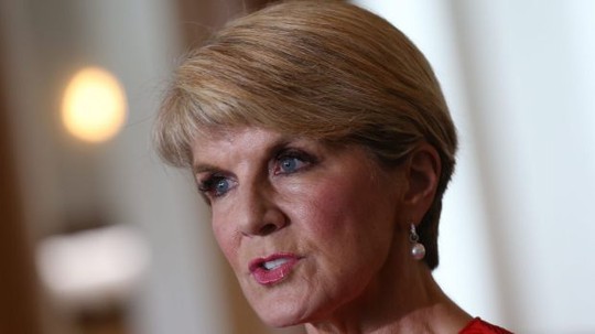 
Ngoại trưởng Úc Julie Bishop. Ảnh: Guardian
