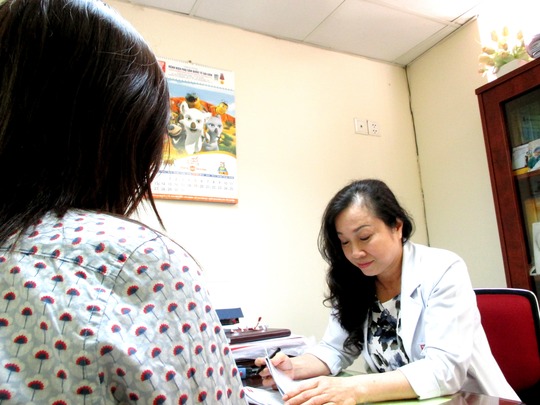 
Tư vấn cho thai phụ tại Bệnh viện Phụ sản Quốc tế Sài Gòn
