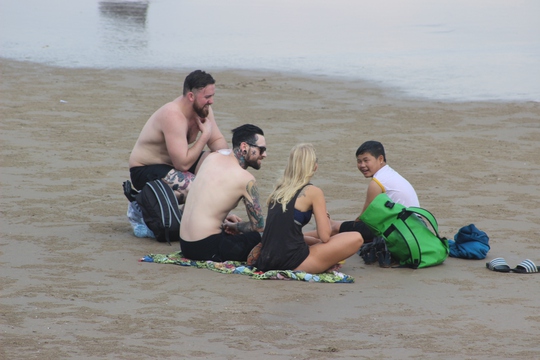 Bãi biển sạch sẽ khiến nhiều du khách hài lòng khi tới Vũng Tàu