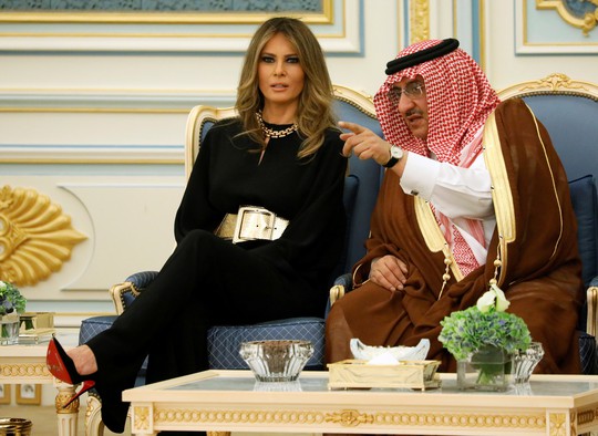 Vợ con Tổng thống Trump quyến rũ Ả Rập Saudi - Ảnh 3.