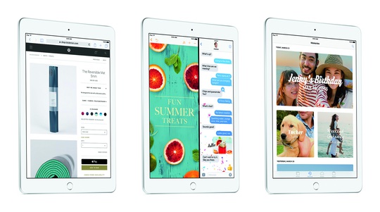 
iPad mới cũng sẽ được bán ra từ ngày 24-3 với 3 tùy chọn màu sắc là Silver, Gold, Space Gray.
