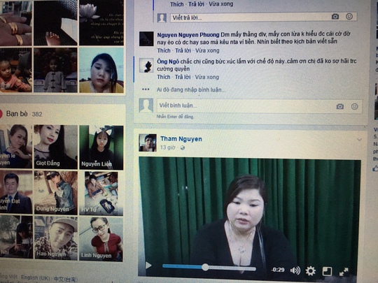 Nguyễn Thị Thắm nói lời xin lỗi trên trang Facebook cá nhân của mình