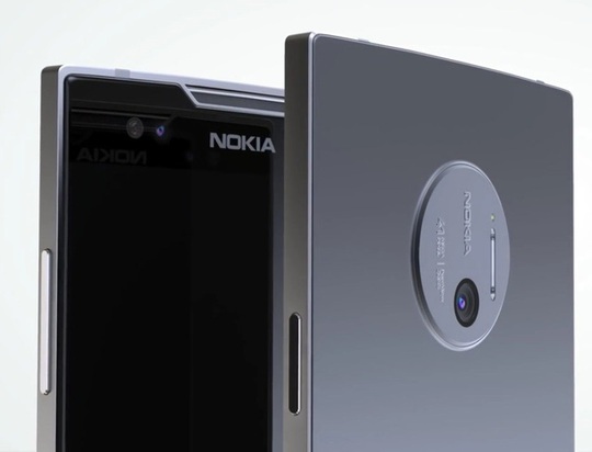 
Nokia 9 của trang Concept Creator có khung vỏ bằng kim loại, thiết kế dạng phẳng ở cạnh và cả mặt sau.
