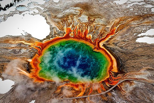 
Grand Prismatic Spring là một trong những địa điểm nổi tiếng nhất ở Yellowstone. Ảnh: Getty.
