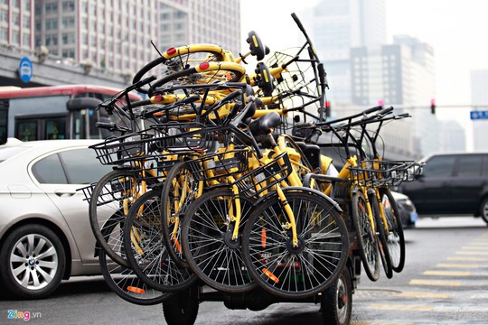 Những bãi xe đạp khổng lồ ở Bắc Kinh - Ảnh 9.