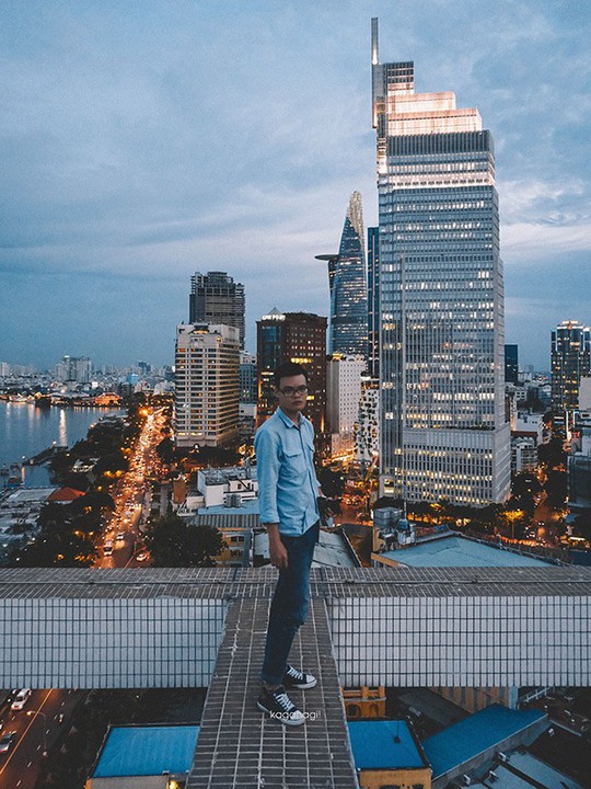sân thượng chụp hình đẹp ở Sài Gòn