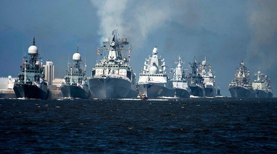 Hải quân Nga phô trương sức mạnh - Ảnh 1.