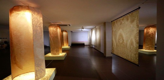 Triển lãm nghệ thuật trúc chỉ lần đầu tiên ở Đà Nẵng - Ảnh 1.