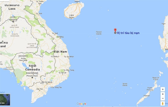  Tàu cá cùng 5 ngư dân Bình Định bị chìm gần quần đảo Hoàng Sa - Ảnh 1.