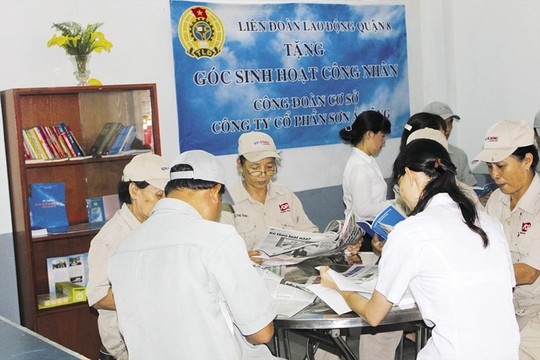“Nhà văn hóa mini” ở các khu trọ công nhân - Ảnh 1.