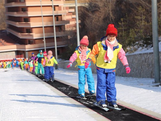 Bất ngờ với sự hiện đại của Khu trượt tuyết Triều Tiên - Ảnh 3.