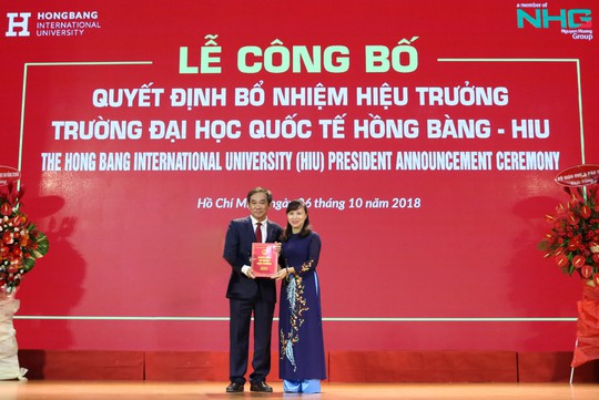 PGS-TS Hồ Thanh Phong làm hiệu trưởng Trường ĐH Quốc tế Hồng Bàng - Ảnh 1.