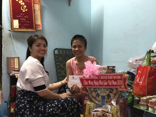 Thăm giáo viên, nhân viên ngành giáo dục bị bệnh hiểm nghèo - Ảnh 1. Thăm giáo viên, nhân viên ngành giáo dục bị bệnh hiểm nghèo - Ảnh 1.