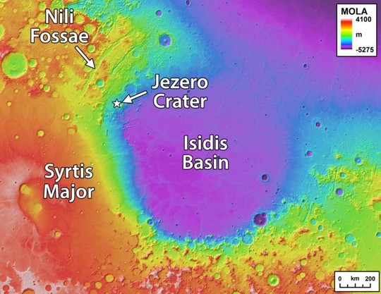 Hố khổng lồ nơi NASA săn sự sống ngoài trái đất - Ảnh 4.