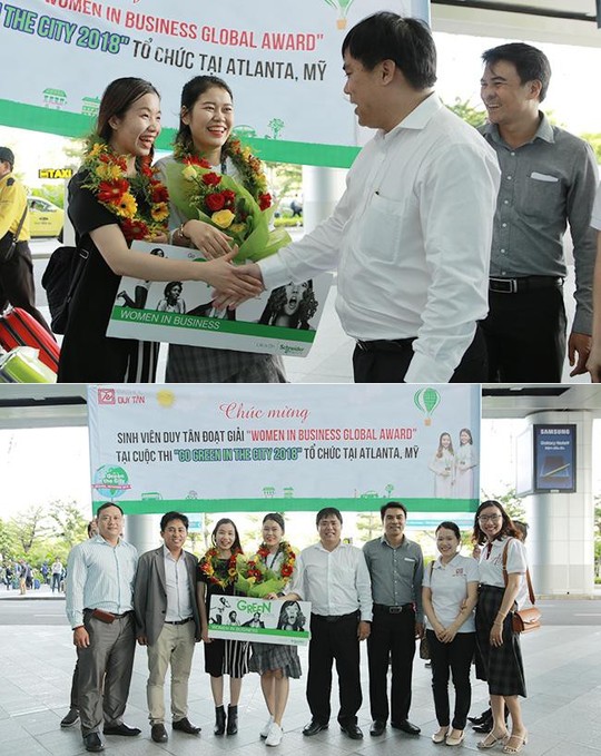 Sinh viên Duy Tân giành giải Women in Business Global Award tại Mỹ - Ảnh 2.