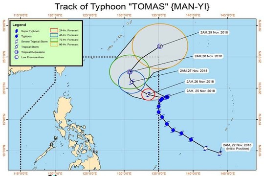 Cơn bão có đường đi lạ gần biển Đông - 1