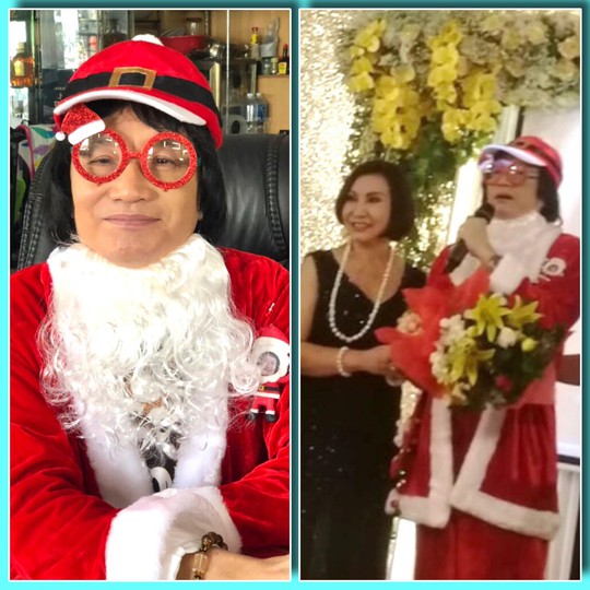 Minh Vương hóa thân ông già Noel trong ngày giỗ Minh Phụng - Ảnh 2. Minh Vương hóa thân ông già Noel trong ngày giỗ Minh Phụng - Ảnh 2.
