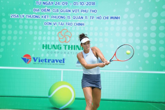 Kiều nữ quần vợt Alizé Lim dự giải 8 tay vợt mạnh toàn quốc - Ảnh 1.