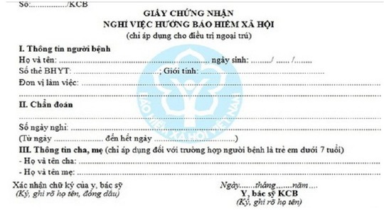  Thu há»“i phÃ´i máº«u giáº¥y chá»©ng nháº­n nghá»‰ viá»‡c hÆ°á»Ÿng BHXH - áº¢nh 1.