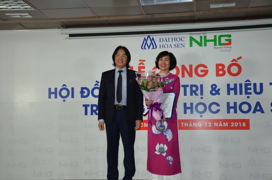 Hai nhiệm vụ cấp bách với tân hiệu trưởng Trường ĐH Hoa Sen - Ảnh 1. Hai nhiệm vụ cấp bách với tân hiệu trưởng Trường ĐH Hoa Sen - Ảnh 1.