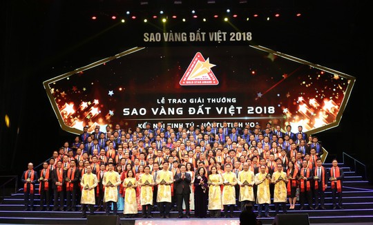 Các doanh nghiệp đạt giải thưởng Sao Vàng Đất Việt 2018 - Ảnh 1.
