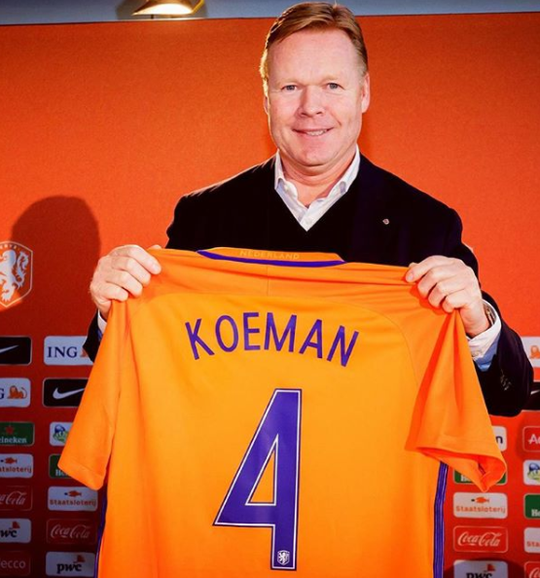 Ronald Koeman dẫn dắt tuyển Hà Lan - Ảnh 1.