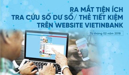 Tra cứu số dư sổ/thẻ tiết kiệm trên website - Ảnh 1. Tra cứu số dư sổ/thẻ tiết kiệm trên website - Ảnh 1.