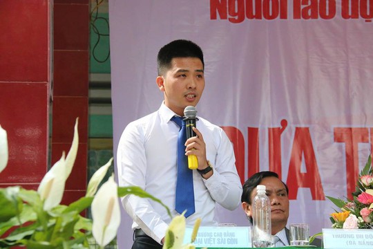 Đưa trường học đến thí sinh tại Quảng Nam: Ngành báo chí đầu ra có bạc? - Ảnh 22.