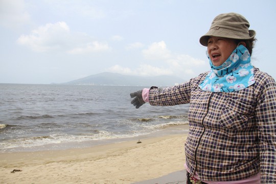 Hơn 3 km biển Đà Nẵng đổi màu sẫm và bốc mùi hôi - Ảnh 9.