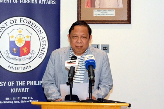Kuwait trục xuất đại sứ Philippines quanh vụ lao động bị ngược đãi - Ảnh 1.