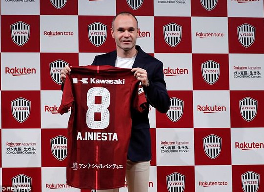Andres Iniesta gia nhập J-League, nhận lương khủng 75 triệu euro - Ảnh 2.