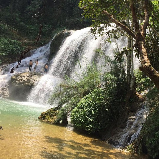 Phát sốt” với thác nước đẹp như tiên cảnh ngay gần Hà Nội - Ảnh 6.