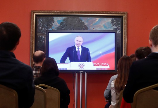Ông Putin tuyên thệ nhậm chức tổng thống Nga lần 4 - Ảnh 1.