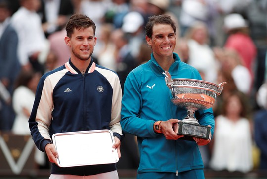 Thắng trắng chung kết, Nadal lần thứ 11 lên ngôi vương Roland Garros - Ảnh 4. Thắng trắng chung kết, Nadal lần thứ 11 lên ngôi vương Roland Garros - Ảnh 4.
