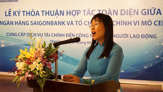 CEP và SAIGONBANK ký kết hợp tác phục vụ người lao động nghèo - Ảnh 4.