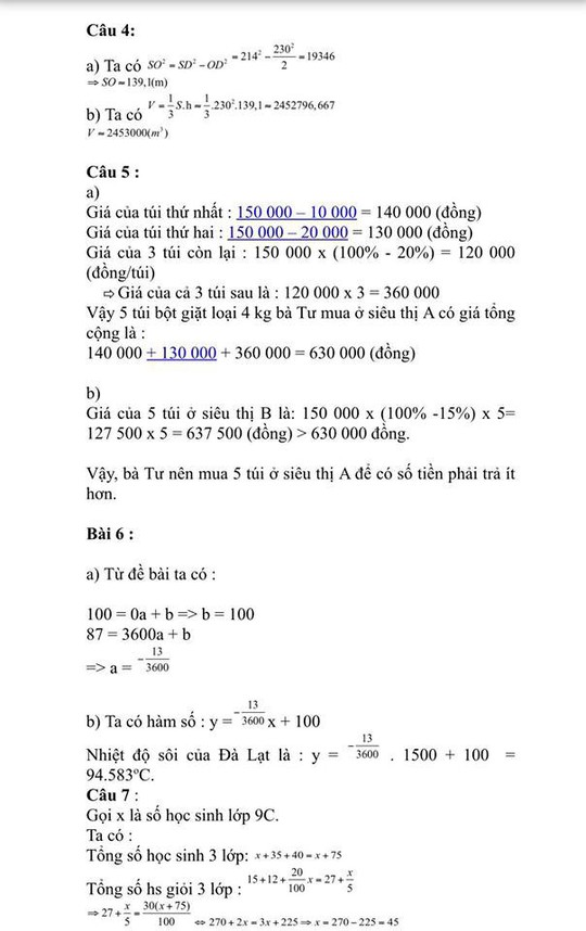 Gợi ý giải đề thi môn toán lớp 10 - Ảnh 3.