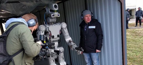 Robot FEDOR Ảnh: TWITTER