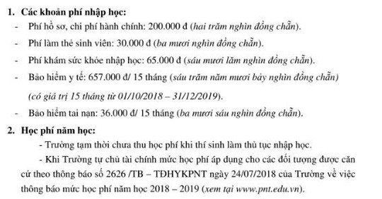 Tân sinh viên Trường ĐH Y khoa Phạm Ngọc Thạch chưa biết mức học phí - Ảnh 1.