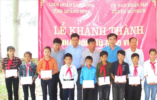 LĐLĐ tỉnh Quảng Bình: Xây nhà nội trú cho giáo viên vùng sâu - Ảnh 2.