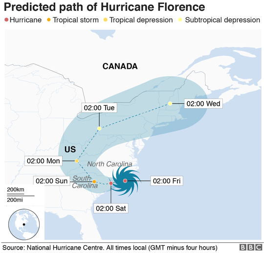 Mỹ vừa hứng bão quái vật Florence vừa lo rắn độc - Ảnh 1. Mỹ vừa hứng bão quái vật Florence vừa lo rắn độc - Ảnh 1.