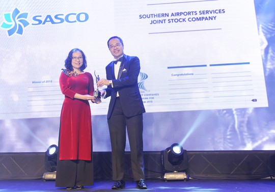 SASCO được vinh danh Nơi làm việc tốt nhất châu Á 2018 - Ảnh 1. SASCO được vinh danh Nơi làm việc tốt nhất châu Á 2018 - Ảnh 1.