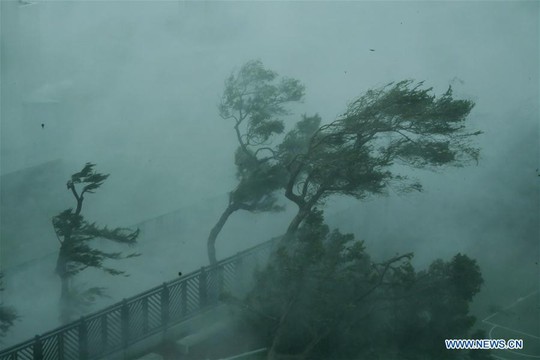 Trung Quốc: Bão Mangkhut tấn công tỉnh Quảng Đông, 2 người chết - Ảnh 7.