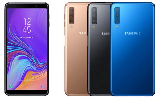 Galaxy A7 mới, điện thoại đầu tiên của Samsung có 3 camera phía sau - Ảnh 1.