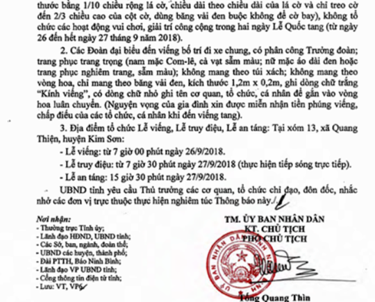 Gia đình Chủ tịch nước Trần Đại Quang nguyện vọng xin được miễn nhận tiền phúng viếng - Ảnh 1. Gia đình Chủ tịch nước Trần Đại Quang nguyện vọng xin được miễn nhận tiền phúng viếng - Ảnh 1.