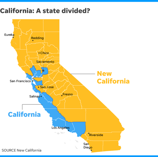 California Mới tuyên bố độc lập khỏi California, quyết thành bang 51 - Ảnh 1.