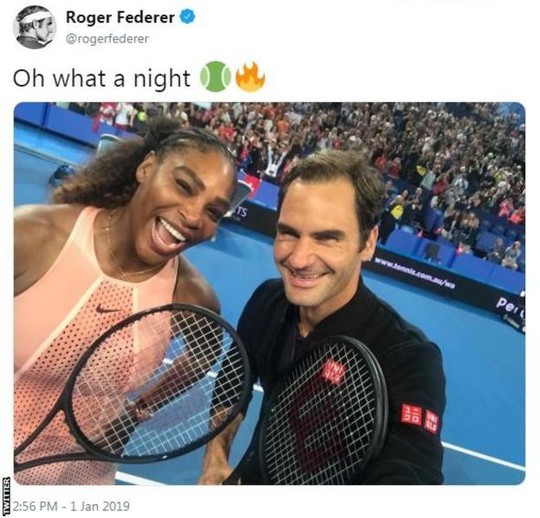 Roger Federer: Serena Williams có cú giao bóng thật đáng sợ - Ảnh 1.