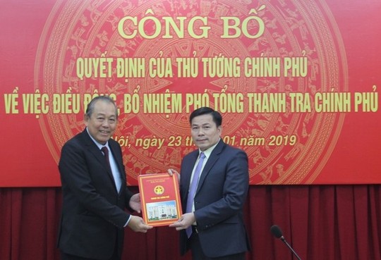 Trao quyết định bổ nhiệm tân Phó tổng Thanh tra Chính phủ 52 tuổi - Ảnh 1.